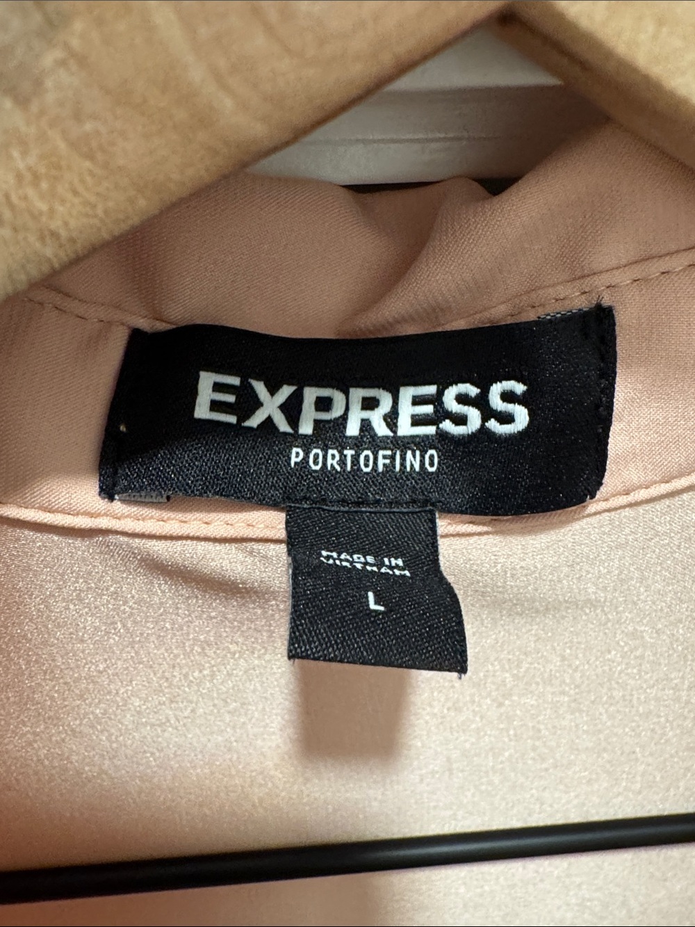 Express Portofino Pale Pink Blouse - Picture 2 of 5